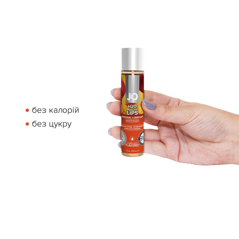 Лубрикант на водній основі System JO H2O PEACHY LIPS 30 мл Лубрикант на водній основі System JO H2O PEACHY LIPS 30 мл