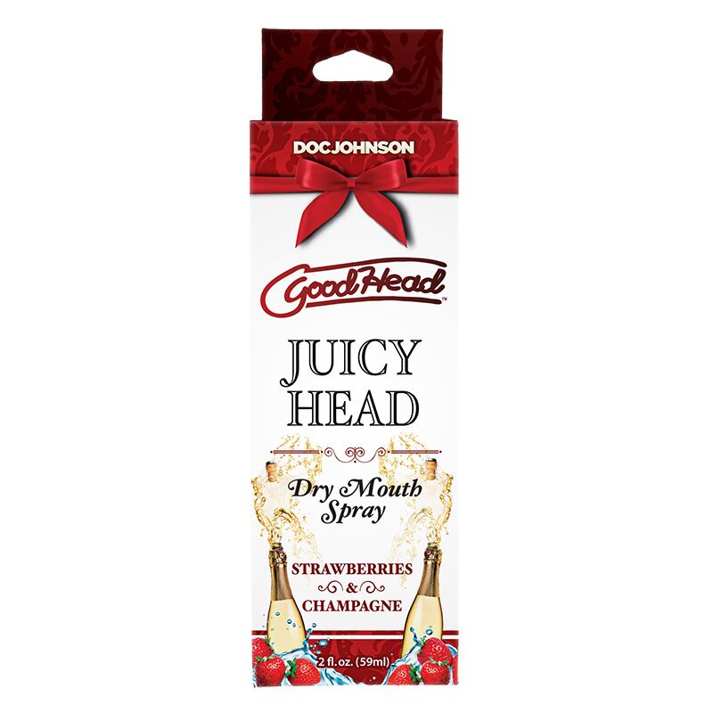 Зволожувальний спрей оральний Doc Johnson GoodHead - Juicy Head - Strawberries and Champagne 59мл Зволожувальний спрей оральний Doc Johnson GoodHead - Juicy Head - Strawberries and Champagne 59мл