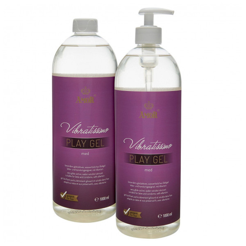 Лубрикант Amor Vibratissimo Play Gel med 1000 мл Лубрикант Amor Vibratissimo Play Gel med 1000 мл
