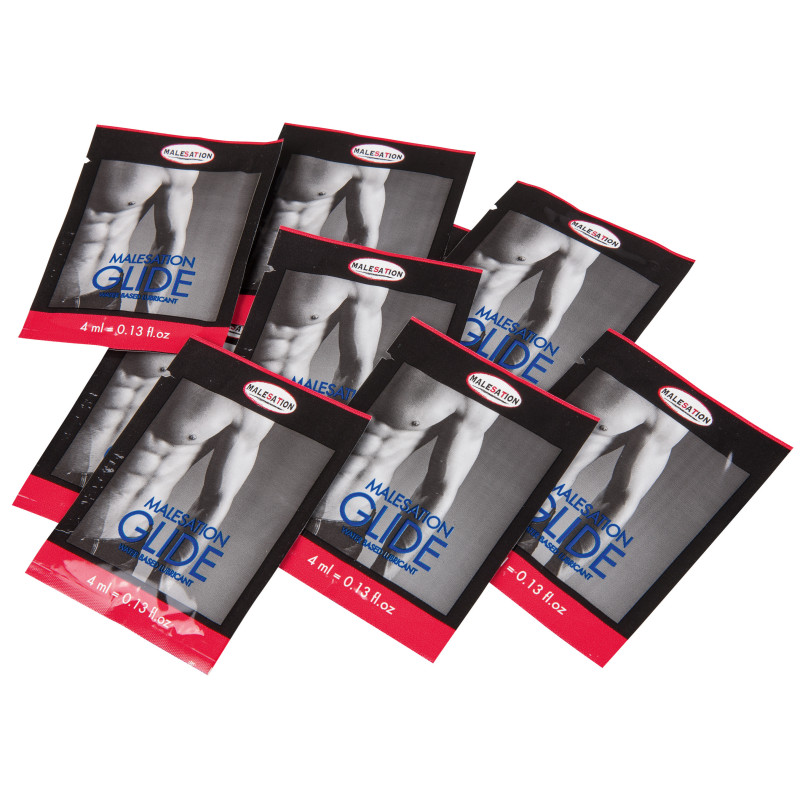Лубрикант StRubber MALESATION Glide (water based) 4 мл, 50 шт Лубрикант StRubber MALESATION Glide (water based) 4 мл, 50 шт
