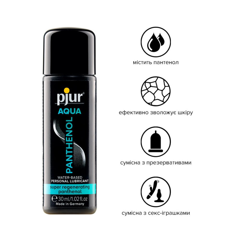 Смазка на водной основе Pjur Aqua Panthenol 30 мл Смазка на водной основе Pjur Aqua Panthenol 30 мл