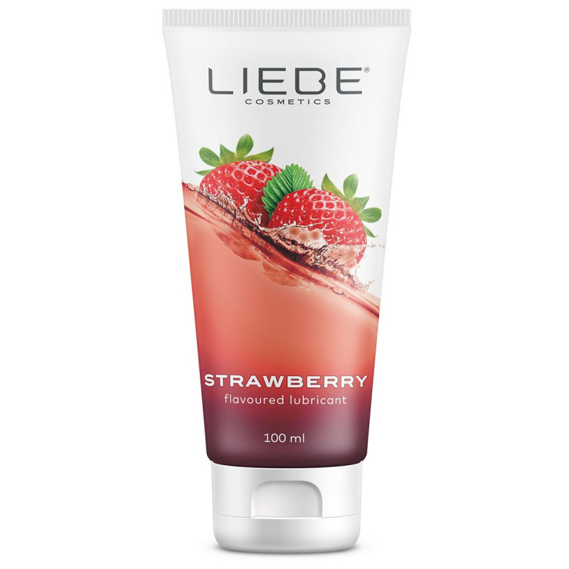 Лубрикант на водной основе Liebe Lubricant Strawberry 100 мл Лубрикант на водной основе Liebe Lubricant Strawberry 100 мл