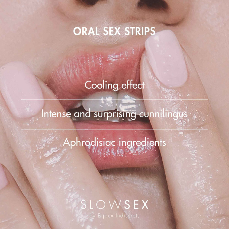 Полоски для орального секса Bijoux Indiscrets Slow Sex Oral sex strips Полоски для орального секса Bijoux Indiscrets Slow Sex Oral sex strips