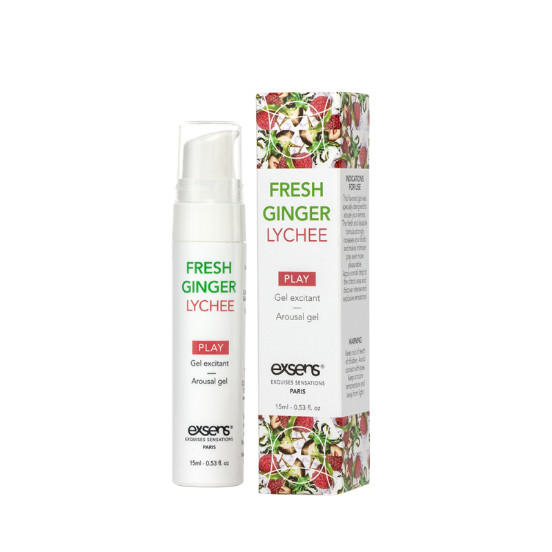 Стимулирующий гель EXSENS Kissable Fresh Ginger Litchi 15 мл Стимулирующий гель EXSENS Kissable Fresh Ginger Litchi 15 мл