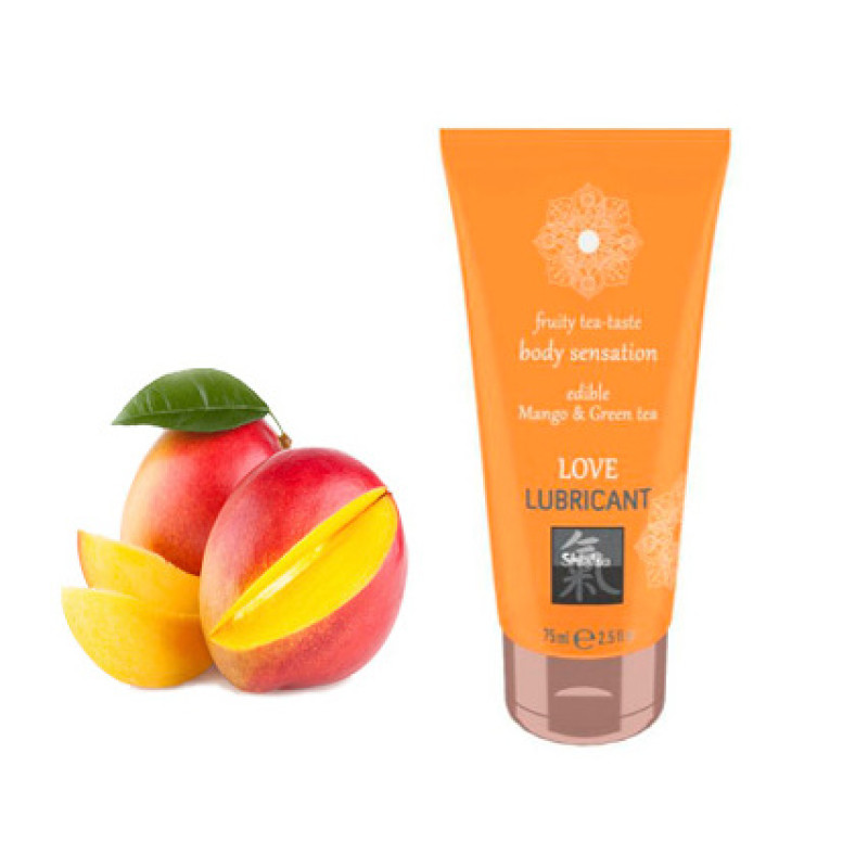 Їстівний лубрикант Hot SHIATSU Love Манго та Зелений Чай 75 мл Їстівний лубрикант Hot SHIATSU Love Манго та Зелений Чай 75 мл