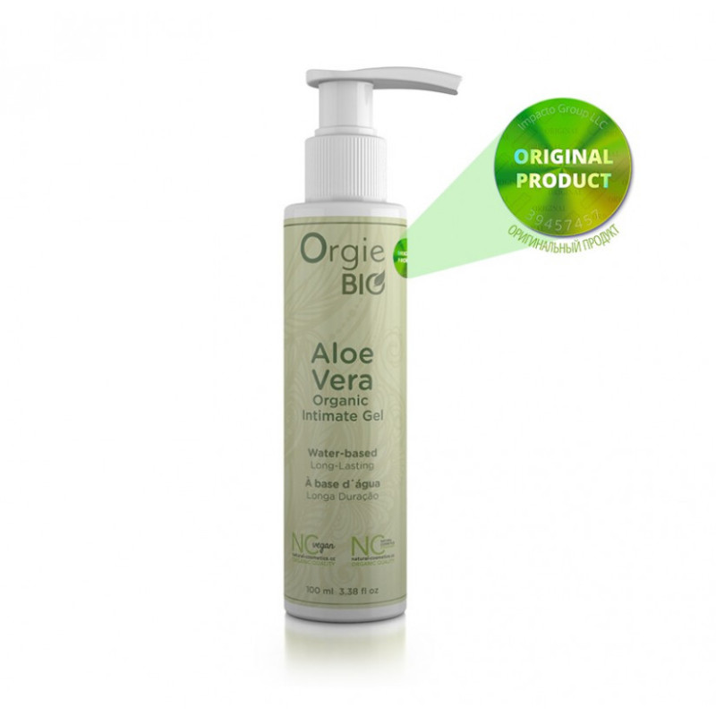 Органический лубрикант с экстрактом алоэ вера Orgie BIO ALOE VERA 100 мл с дозатором Органический лубрикант с экстрактом алоэ вера Orgie BIO ALOE VERA 100 мл с дозатором