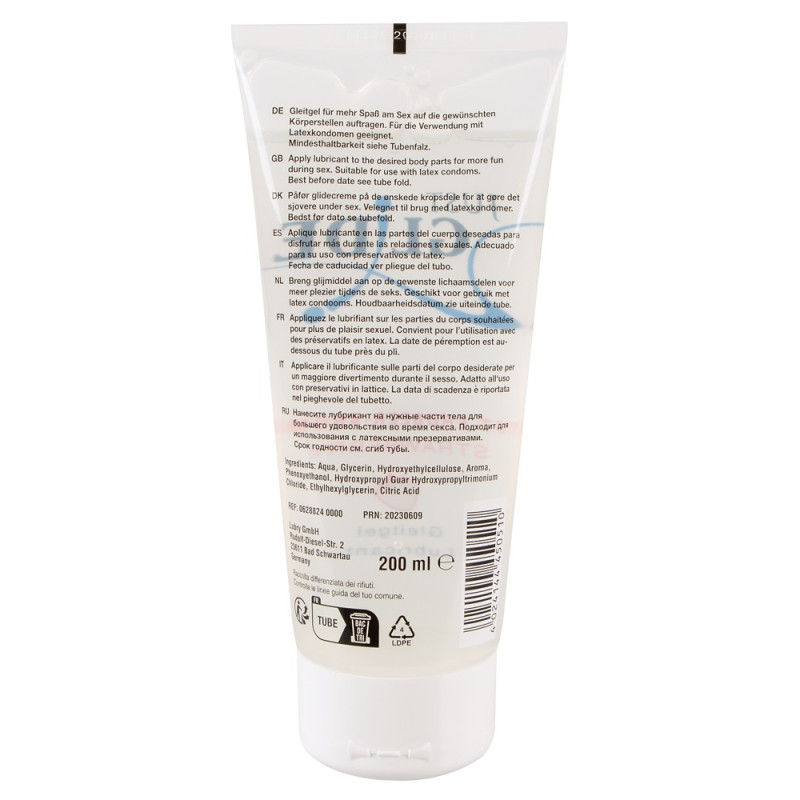 Лубрикант Just Glide Strawberry 200 мл Лубрикант Just Glide Strawberry 200 мл