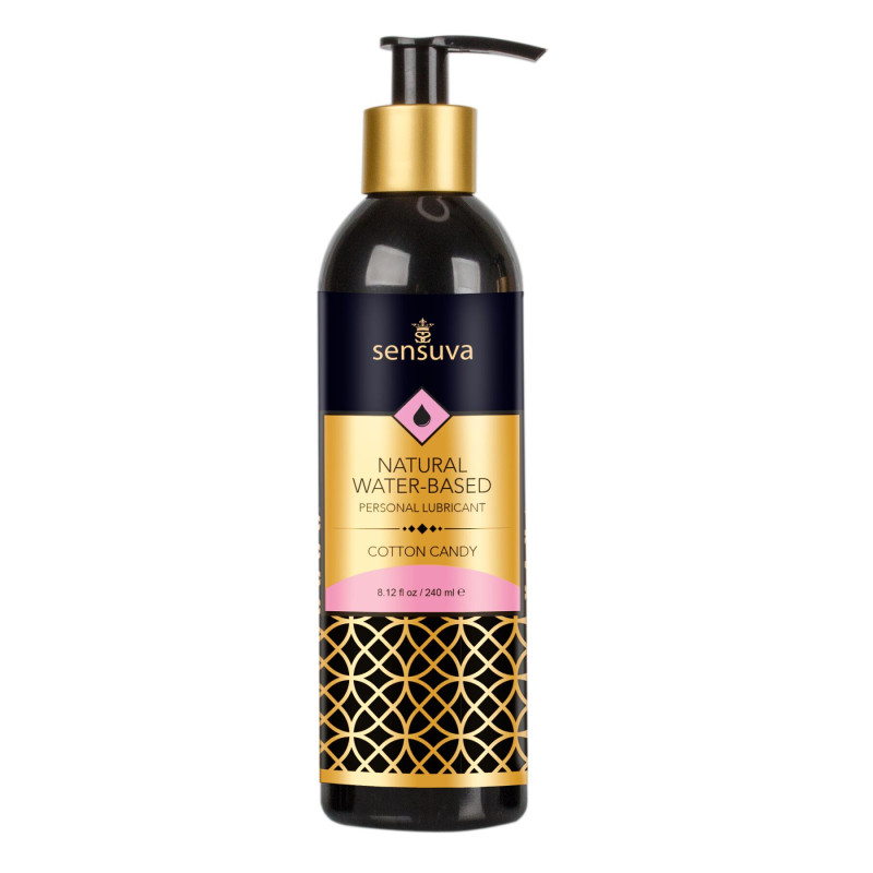 Змазка на водній основі Sensuva Natural Water-Based Cotton Candy (240мл) без гліцерину та парабенів Змазка на водній основі Sensuva Natural Water-Based Cotton Candy (240мл) без гліцерину та парабенів