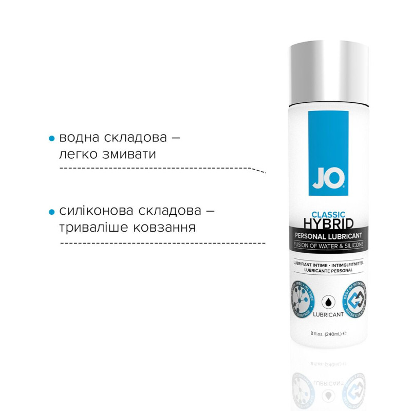 Лубрикант на комбинированной основе System JO CLASSIC HYBRID 240 мл