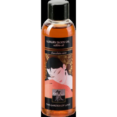 Їстівна олія для тіла Hot Shiatsu з ароматом Шоколаду та м'яти 100 мл