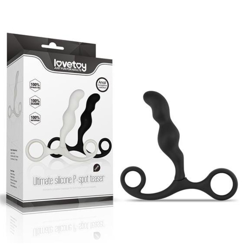 Масажер простати LoveToy Anal Indulgence Collection Ultimate Silicone PLoveToySpot Teaser Black
