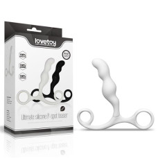 Масажер простати LoveToy Anal Indulgence Collection Ultimate Silicone PLoveToySpot Teaser White