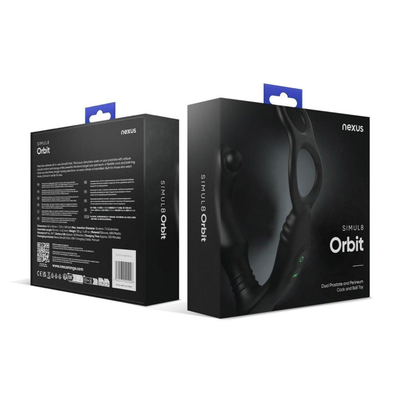 Стимулятор простаты Nexus SIMUL8 Orbit Edition с эрекционным кольцом
