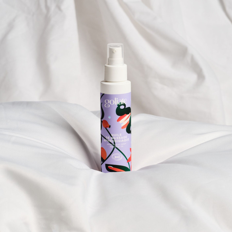 Массажное масло Goliate Huile De Massage Aphrodisiaque 100 мл, органическое, согревающий эффект
