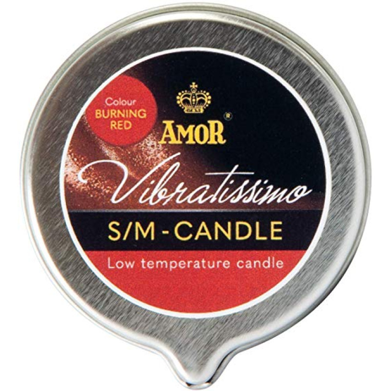 Массажная свеча Amor Vibratissimo Burning Red 50 мл