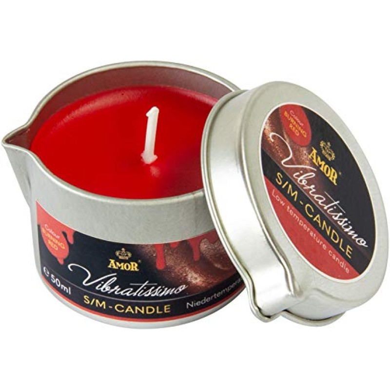 Массажная свеча Amor Vibratissimo Burning Red 50 мл