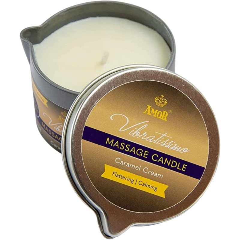 Массажная свеча Amor Vibratissimo Caramel Cream 100 мл
