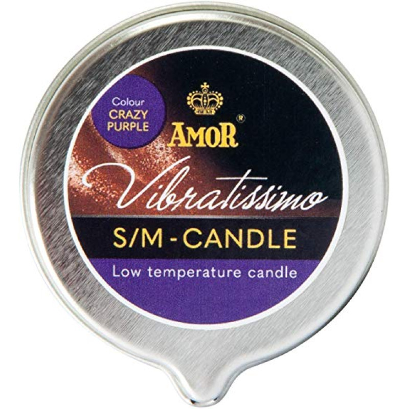 Массажная свеча Amor Vibratissimo Crazy Purple, 50 мл
