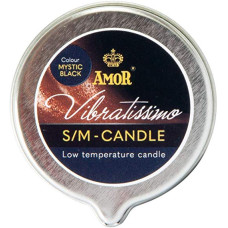 Массажная свеча Amor Vibratissimo Mystic Black, 50 мл