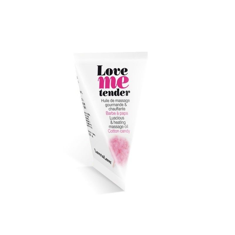 Розігріваюча масажна олія Love To Love Love me tender Cotton candy (10 мл) Розігріваюча масажна олія Love To Love Love me tender Cotton candy (10 мл)