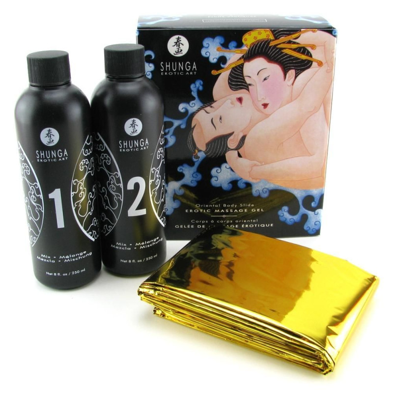 Гель для NURU масажу Shunga Oriental Body-to-Body Exotic Fruits 2 x 225 мл