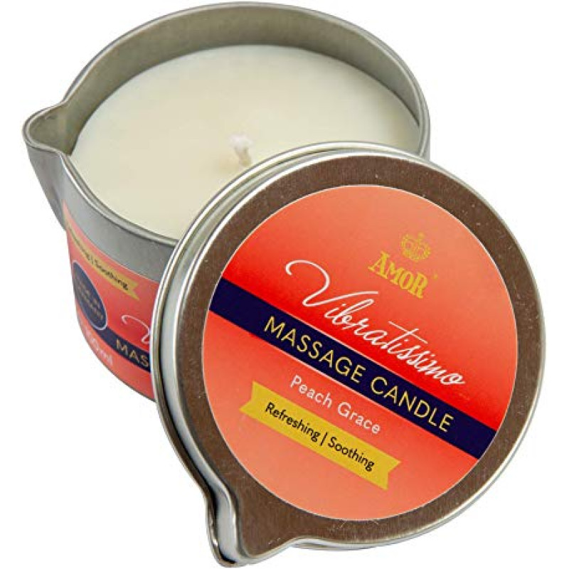Массажная свеча Vibratissimo Peach Grace 50 мл Массажная свеча Vibratissimo Peach Grace 50 мл