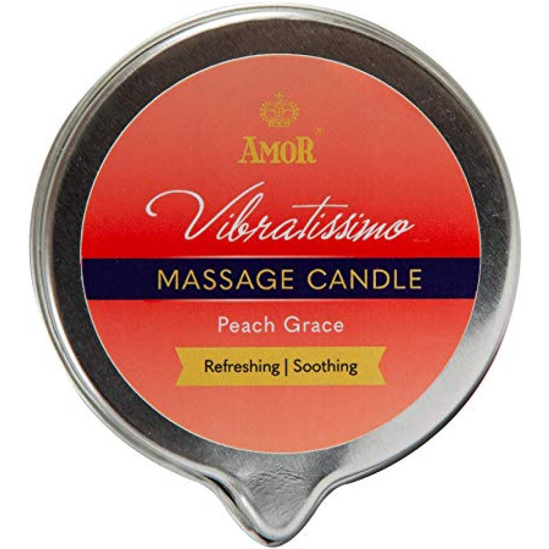 Массажная свеча Vibratissimo Peach Grace 50 мл Массажная свеча Vibratissimo Peach Grace 50 мл