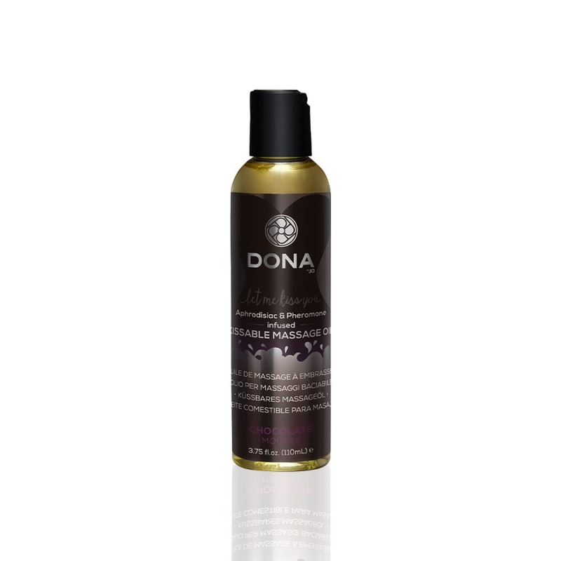 Массажное масло DONA Kissable Massage Oil Chocolate Mousse 110 мл Массажное масло DONA Kissable Massage Oil Chocolate Mousse 110 мл