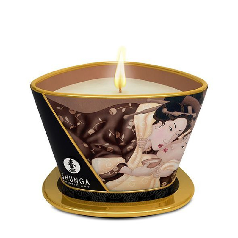 Масажна свічка Shunga Massage Candle Intoxicating Chocolate 170 мл Масажна свічка Shunga Massage Candle Intoxicating Chocolate 170 мл