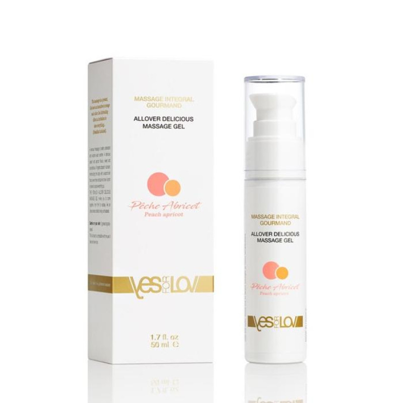 Массажный гель YESforLOV 3 в 1 ПЕРСИК-АБРИКОС 50 мл Массажный гель YESforLOV 3 в 1 ПЕРСИК-АБРИКОС 50 мл