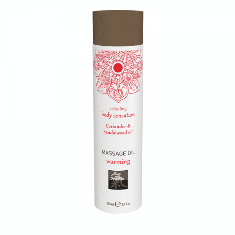 Розігріваюча масажна олія Hot SHIATSU warming Коріандр та Сандалове дерево 100 мл Розігріваюча масажна олія Hot SHIATSU warming Коріандр та Сандалове дерево 100 мл
