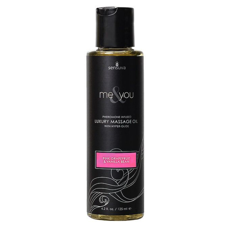 Массажное масло Sensuva Me&You Pink Grapefruit & Vanilla Bean с феромонами 125 мл Массажное масло Sensuva Me&You Pink Grapefruit & Vanilla Bean с феромонами 125 мл