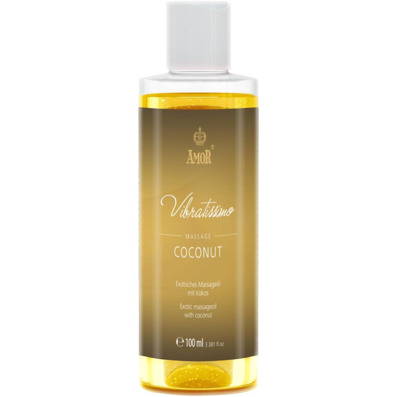 Массажное масло Vibratissimo Coconut с ароматом кокоса 100 мл Массажное масло Vibratissimo Coconut с ароматом кокоса 100 мл