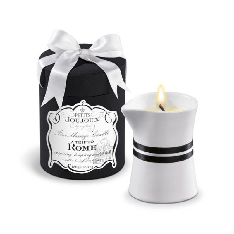 Массажная свечa Petits Joujoux Rome Grapefruit and Bergamott 190 мл Массажная свечa Petits Joujoux Rome Grapefruit and Bergamott 190 мл