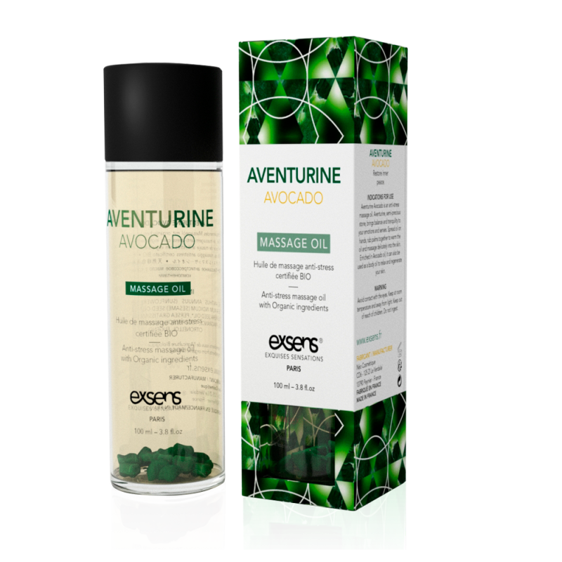 Массажное масло EXSENS Aventurine Avocado (анти-стресс с авантюрином) 100 мл Массажное масло EXSENS Aventurine Avocado (анти-стресс с авантюрином) 100 мл