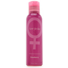 Массажное масло Topco Sales Lure for Her Pheromone Massage Oil Strawberry 118 мл