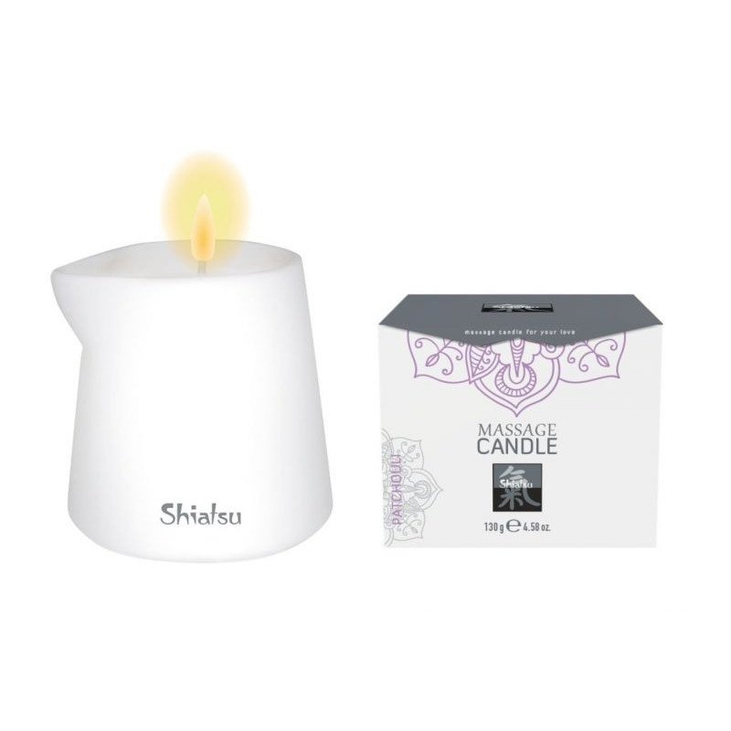 Свеча для массажа Hot SHIATSU Пачули 130 мл Свеча для массажа Hot SHIATSU Пачули 130 мл