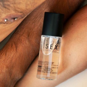 Разогревающее съедобное массажное масло Slow Sex Bijoux Indiscrets WARMING MASSAGE OIL