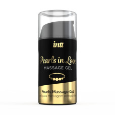 Набор для жемчужного массажа Intt Pearls in Love: ожерелье и силиконовый массажный гель 15 мл