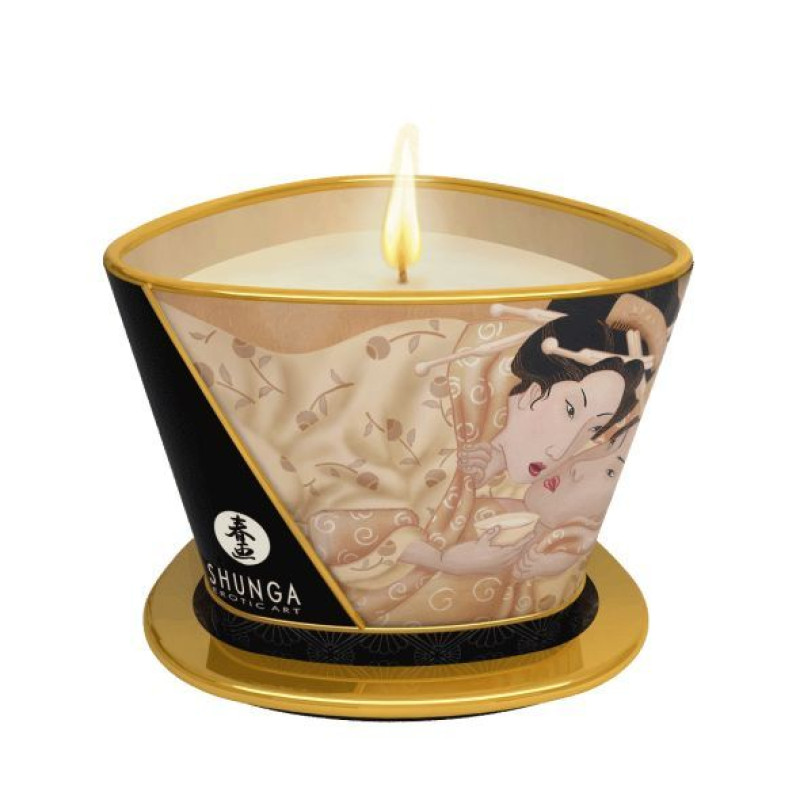 Массажная свеча Shunga Massage Candle Vanilla Fetish 170 мл Массажная свеча Shunga Massage Candle Vanilla Fetish 170 мл