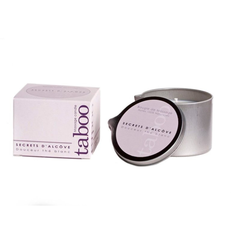 Массажная свеча Ruf SECRET D ALCOVE 160 мл Белый Чай Массажная свеча Ruf SECRET D ALCOVE 160 мл Белый Чай