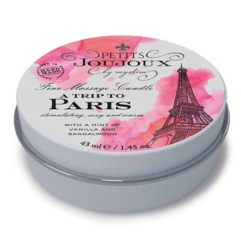Масажна свічка Petits Joujoux Paris Vanilla and Sandalwood з афродизіаками 43 мл