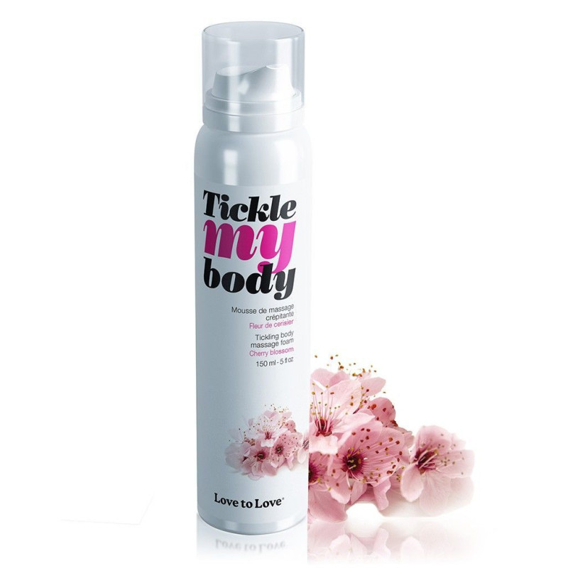 Массажная пена Love To Love TICKLE MY BODY Cherry Blossom 150 мл Массажная пена Love To Love TICKLE MY BODY Cherry Blossom 150 мл