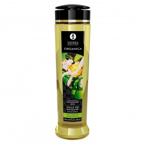 Органічне масажне масло Shunga ORGANICA Exotic green tea 240 мл