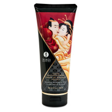 Съедобный массажный крем Shunga Kissable Massage Cream Sparkling Strawberry Wine 200 мл