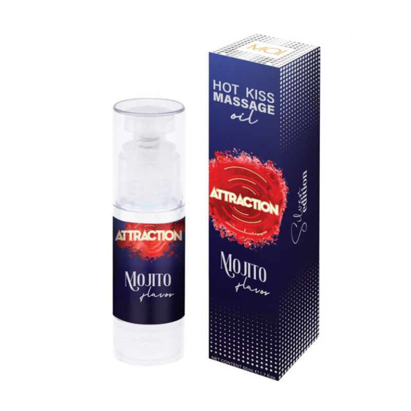 Съедобное массажное масло MAI Attraction Mojito Hot Kiss (50 мл) Съедобное массажное масло MAI Attraction Mojito Hot Kiss (50 мл)
