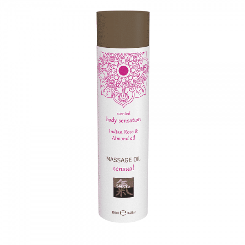 Масажна олія Hot SHIATSU sensual Індійська троянда та мигдаль 100 мл Масажна олія Hot SHIATSU sensual Індійська троянда та мигдаль 100 мл