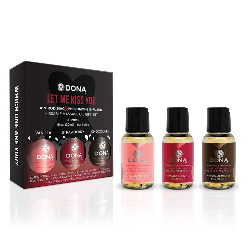 Набор массажных масел DONA Let Me Kiss You Набор массажных масел DONA Let Me Kiss You