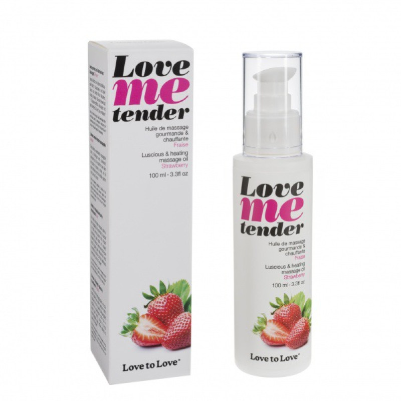 Масажна олія Love To Love Love me tender Strawberry (100 мл) Масажна олія Love To Love Love me tender Strawberry (100 мл)