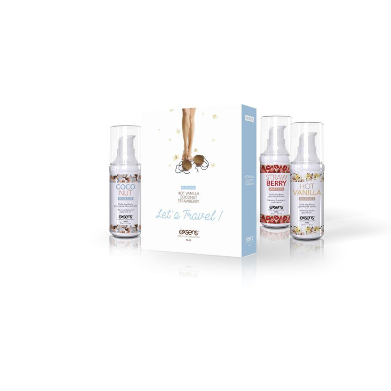 Набор массажных масел EXSENS Lets Travel (3 по 30 мл) Набор массажных масел EXSENS Lets Travel (3 по 30 мл)